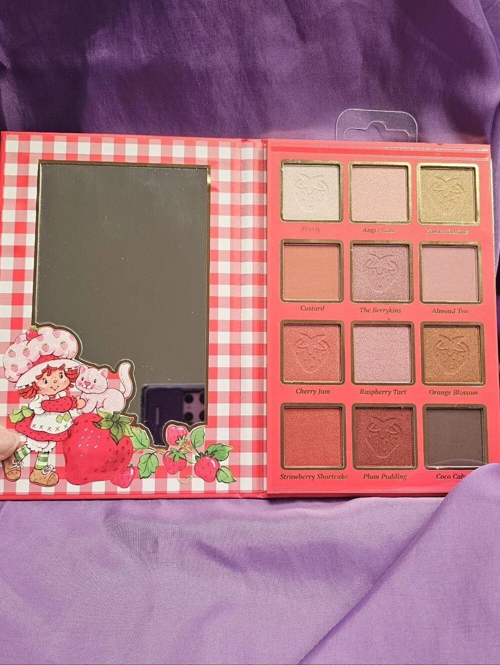 Strawberry Shortcake Eyeshadow Palette - Pink & Red Strawberry Design